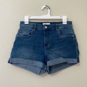 Blue jean shorts